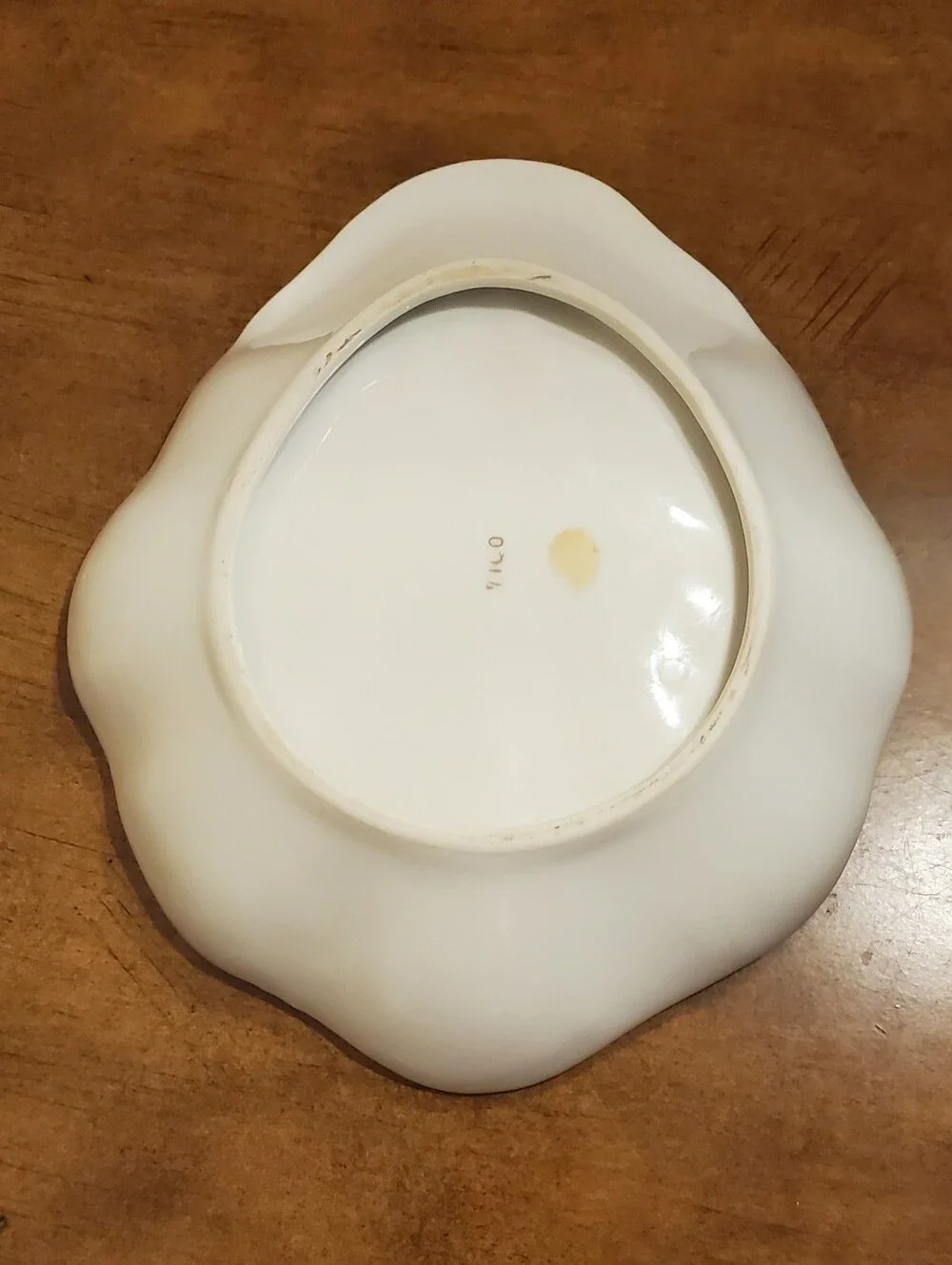 Decorative Elegant Plate/Functional/ Collectible. Cream and Gold By Andrea Shell